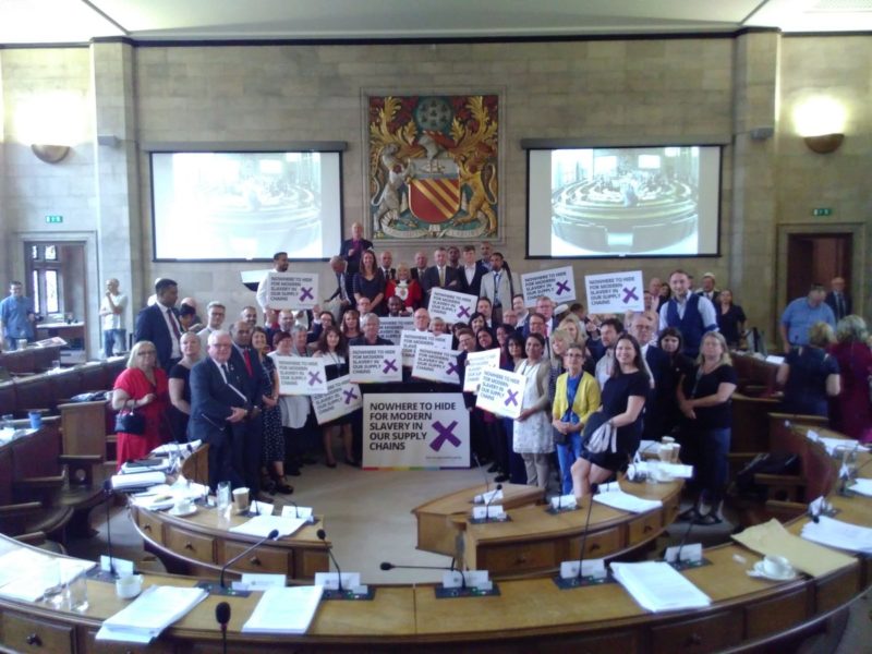 Manchester City Council votes to implement the Co-operative Party Charter Against Modern Slavery unanimously